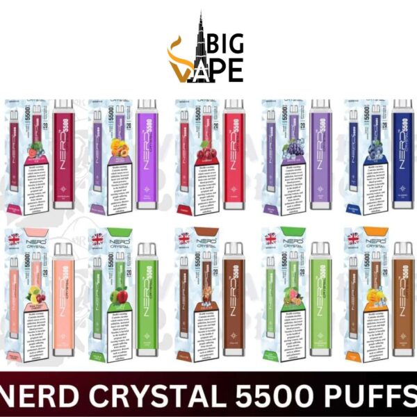 Nerd Crystal 5500 Puffs Disposable