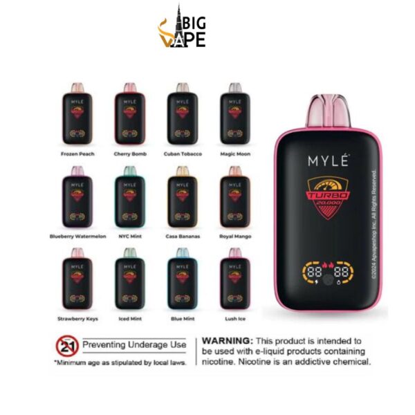 Myle Turbo 20000 Puffs Disposable Vape