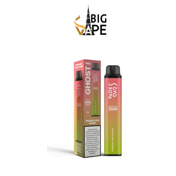Passion Kiwi Guava 20mg 3500 Puffs by Vapes Bars Ghost Pro