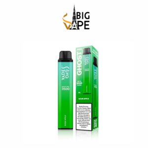 Sour Apple 20mg 3500 Puffs by Vapes Bars Ghost Pro