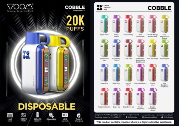 Vape Voom Cobble 20000 Puffs