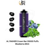 AL FAKHER Crown Bar 15000 Puffs Blueberry Mint