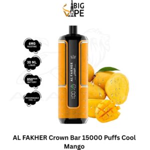 AL FAKHER Crown Bar 15000 Puffs Cool Mango