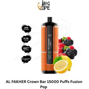 AL FAKHER Crown Bar 15000 Puffs Fusion Pop