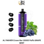 AL FAKHER Crown Bar 15000 Puffs GRAPE MINT