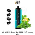 AL FAKHER Crown Bar 15000 Puffs Lemon Mint