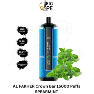 AL FAKHER Crown Bar 15000 Puffs SPEARMINT
