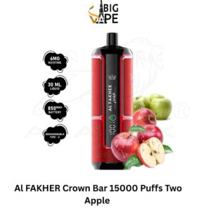 AL FAKHER Crown Bar 15000 Puffs Two Apple