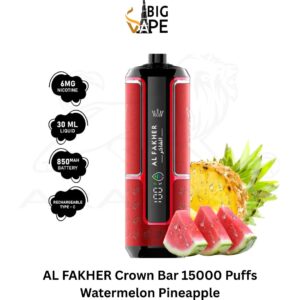 AL FAKHER Crown Bar 15000 Puffs Watermelon Pineapple
