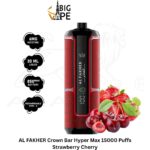 AL FAKHER Crown Bar Hyper Max 15000 Puffs Strawberry Cherry