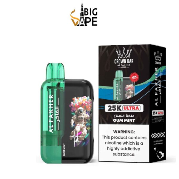 Al Fakher Ultra 25000 Puffs Gum Mint
