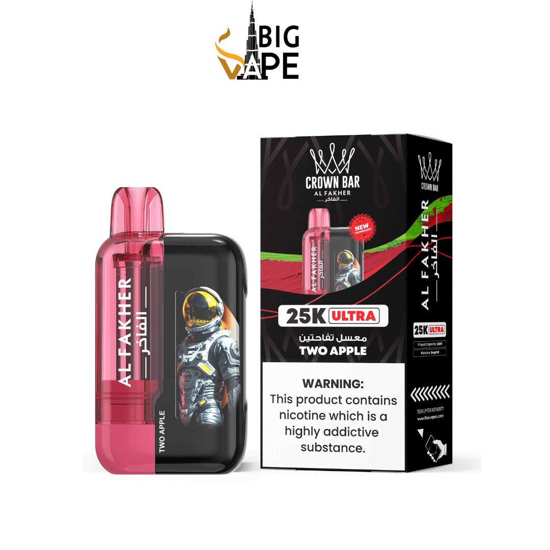 Al Fakher Ultra 25000 Puffs Two Apples