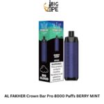 AL FAKHER Crown Bar Pro 8000 Puffs BERRY MINT