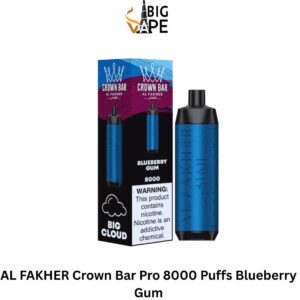 AL FAKHER Crown Bar Pro 8000 Puffs Blueberry Gum
