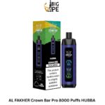 AL FAKHER Crown Bar Pro 8000 Puffs HUBBA