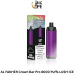 AL FAKHER Crown Bar Pro 8000 Puffs LUSH ICE