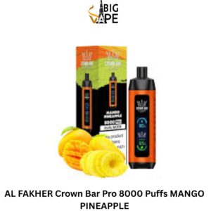AL FAKHER Crown Bar Pro 8000 Puffs MANGO PINEAPPLE