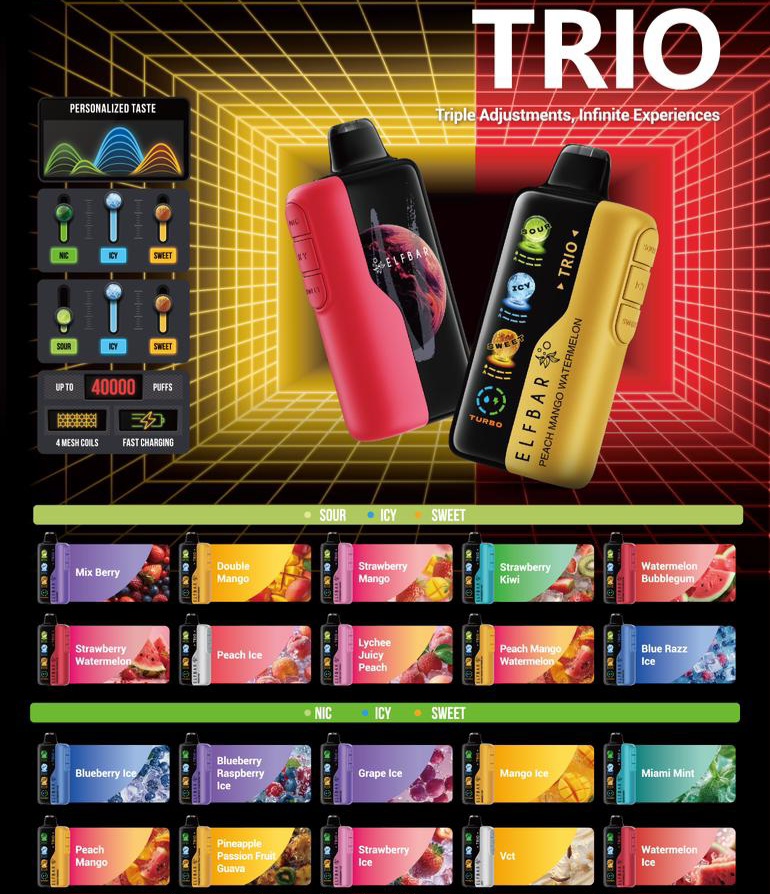 Elfbar Trio Up to 40000 Puffs