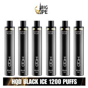 HQD Black Ice Cuvie Plus 1200 Puffs