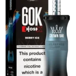 Al Fakher Crown Bar E Hose X 60000 Puffs Berry Ice in Dubai UAE