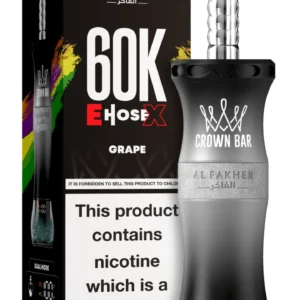 Al Fakher Crown Bar E Hose X 60000 Puffs Grape