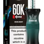 Al Fakher Crown Bar E Hose X 60000 Puffs Gum Mint in Dubai UAE