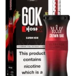 Al Fakher Crown Bar E Hose X 60000 Puffs Lush Ice in Dubai UAE
