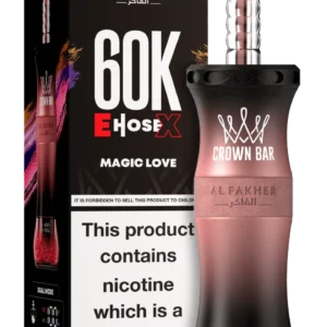 Al Fakher Crown Bar E Hose X 60000 Puffs Magic Love