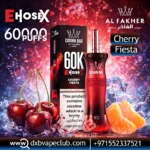 Al Fakher Crown Bar E Hose X 60000 Puffs Cherry Fiesta in Dubai UAE