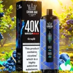Al Fakher Crown Bar Grape Mega Max 40000 Puffs in UAE