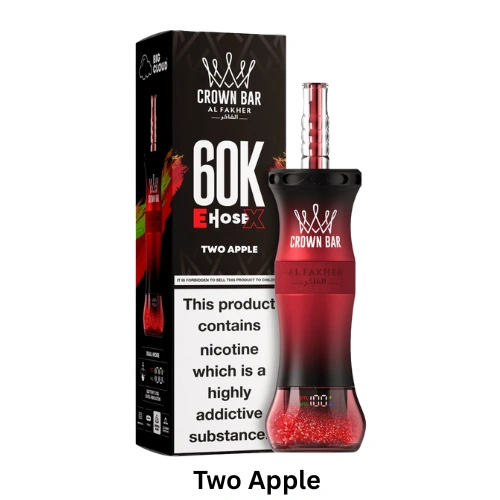 Al Fakher Crown Bar E Hose X 60000 Puffs Cool Mango