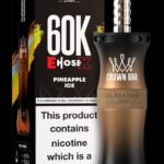 Al Fakher Crown Bar E Hose X 60000 Puffs Pineapple Ice