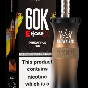 Al Fakher Crown Bar E Hose X 60000 Puffs Pineapple Ice