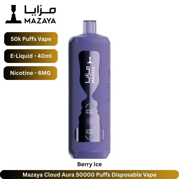 Mazaya Cloud Aura 50000 Puffs Berry Ice